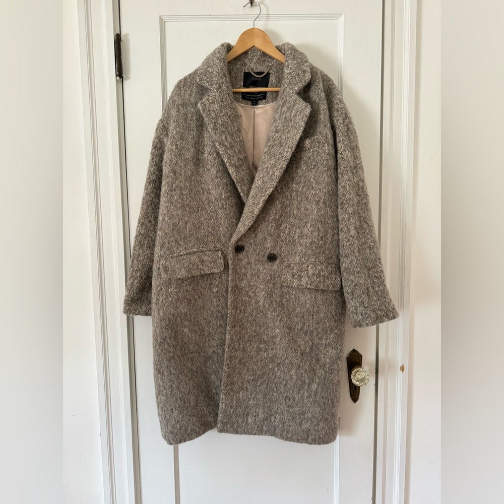 J.Crew Relaxed Italian Topcoat | Size Medium